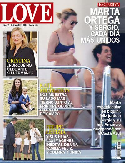 portada de la revista love marta ortega