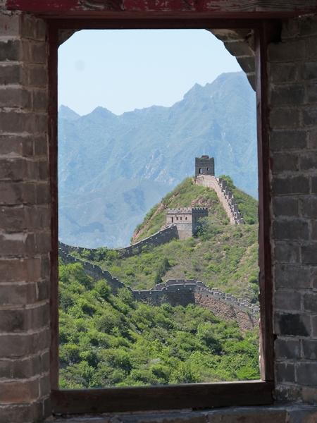 Escenas de Jinshanling desde una ventana