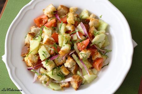 4 refrescantes recetas con pepino panzanella