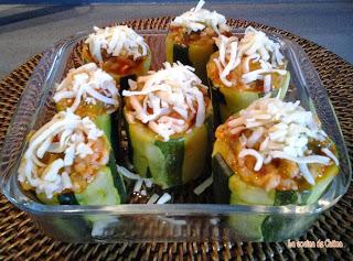 Tronquitos de calabacin al horno Tronquitos de calabacin al horno