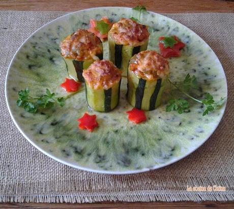 Tronquitos de calabacin al horno Tronquitos de calabacin al horno