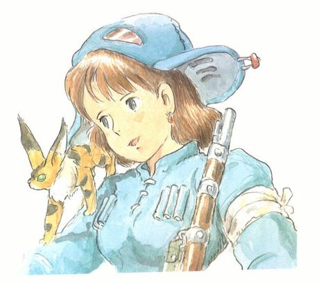 Ilustraciones a acuarela de 'Nausicaä del Valle del Viento'