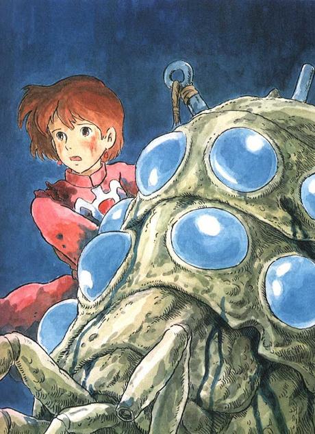 Ilustraciones a acuarela de 'Nausicaä del Valle del Viento'