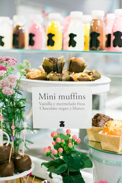 mini muffins evento