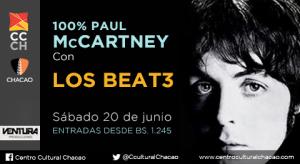 100% McCartney con Los Beat3 e invitados Banner 100% McCartney