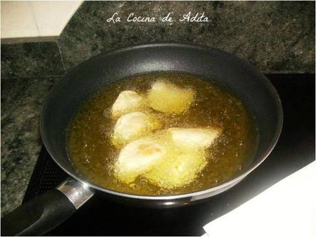 Empanadillas rellenas, de bonito en escbeche