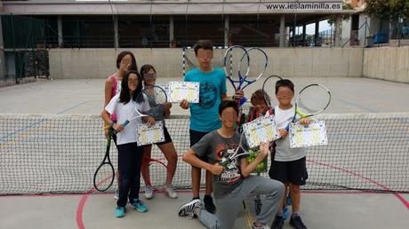 Fin de Temporada de las Clases Tenis en el IES La Minilla clases tenis las palmas