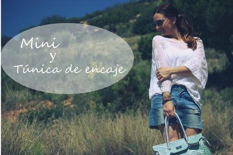 Mini y tunica con encaje Mini y tunica con encaje