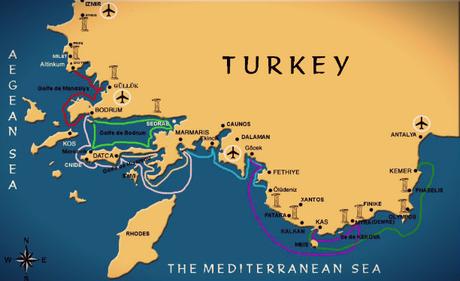 maluviajes-Datca-peninsula-mapa