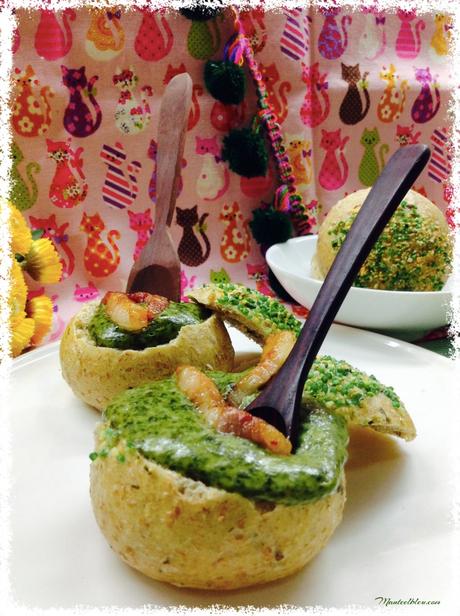 Crema de espinacas con panceta Crema de espinacas con panceta