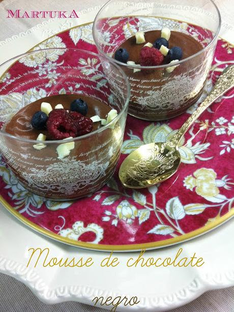 Mousse De Chocolate Negro Mousse De Chocolate Negro