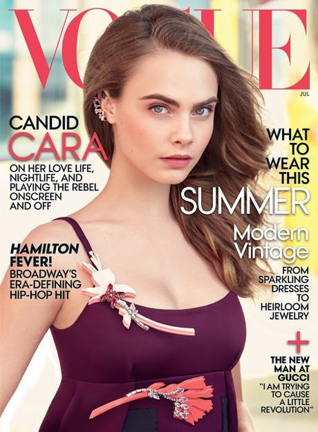 Cara Delevingne aterriza en la portada de Vogue y habla de su relación con St. Vincent.
