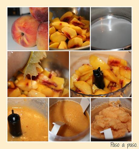 Sorbete de melocotón ... para el reto Color y Sabor de Temporada Sorbete de melocotón ... para el reto Color y Sabor de Temporada