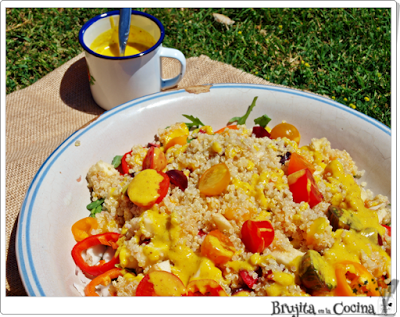 Ensalada de quinoa y frutas #Ponunaensalada en tu verano 2015