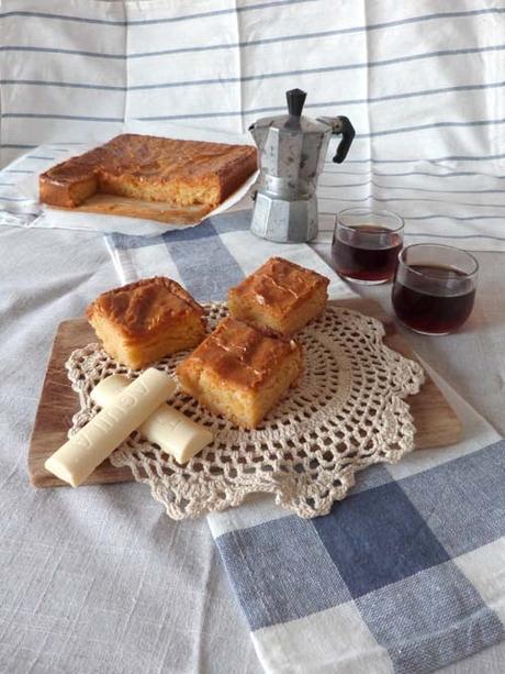 torta de chocolate blanco