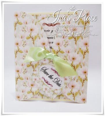 Shabby Chic Floral - Wedding Invitations.