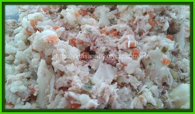 Ensaladilla Rusa con falsa patata Ensaladilla Rusa con falsa patata