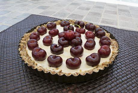 Raw Cherry Tart (Tarta cruda de cerezas)