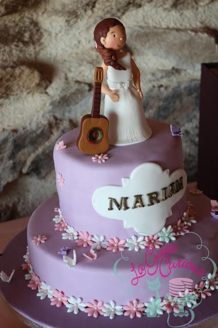 TARTA FONDANT COMUNION MARIAN TARTA FONDANT COMUNION MARIAN