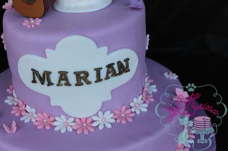 TARTA FONDANT COMUNION MARIAN TARTA FONDANT COMUNION MARIAN
