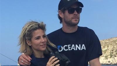 Elsa Pataky y Chris Hemsworth unidos por el océano Elsa Pataky y Chris Hemsworth unidos por el océano