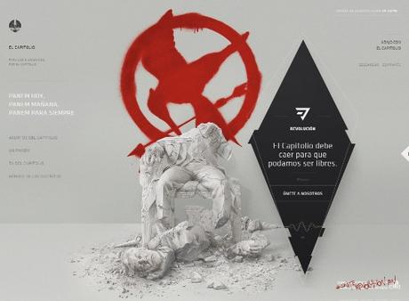 Sinsajo Parte 2 se promociona con una campaña muy rebelde web sinsajo