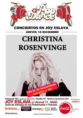 Christina Rosenvinge presentará su nuevo disco en Madrid el 10 de diciembre