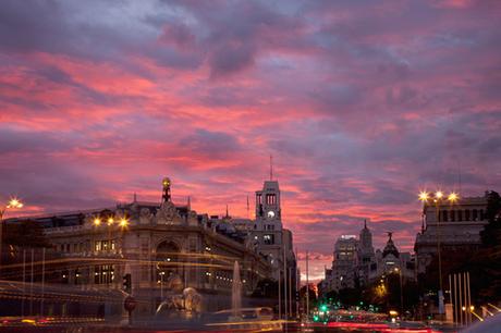 Postal de la semana: La Plaza de las Cortes