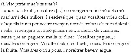 La disputa de l'Ase, d'Anselm Turmeda La disputa de l'Ase, d'Anselm Turmeda