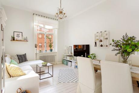 DECO: Un bonito piso todo blanco DECO: Un bonito piso todo blanco