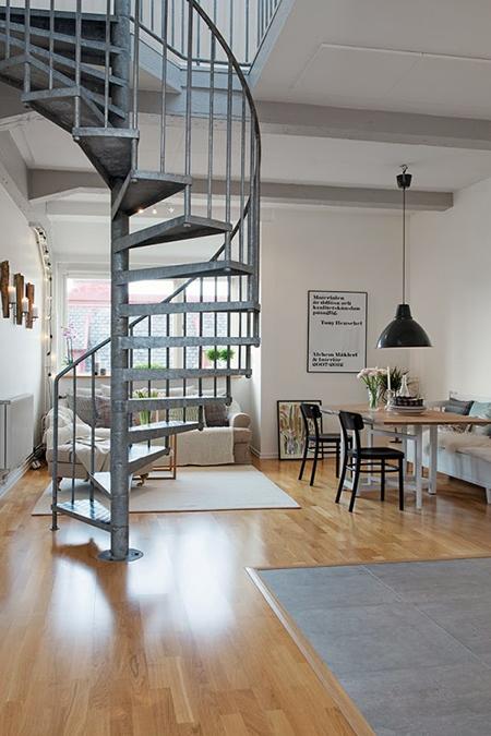 escalera-de-caraco-estilo-nordico-inspiracion-deco-salon escalera-de-caraco-estilo-nordico-inspiracion-deco-salon