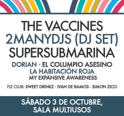 FIZ 2015: The Vaccines, Supersubmarina, La Habitacíon Roja, Dorian...