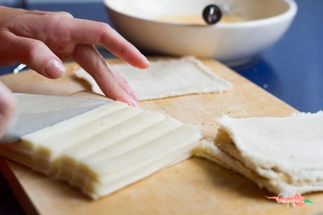 식빵 치즈스틱 - Palitos de queso rebozado