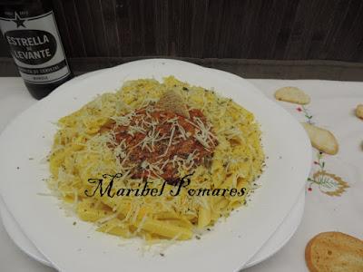 Macarrones a la boloñesa. Macarrones a la boloñesa.