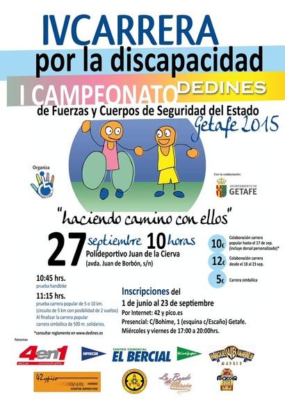 IV Carrera por la discapacidad en Getafe IV Carrera por la discapacidad en Getafe
