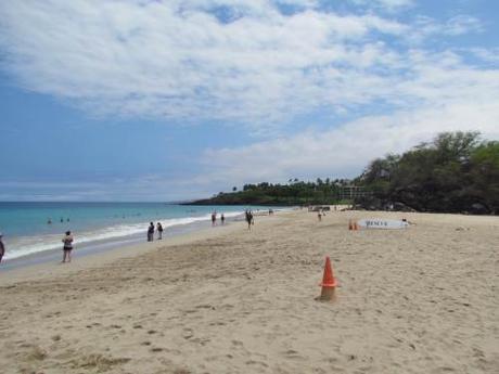 Hapuna beach en Big Island, Hawaii Hapuna beach en Big Island, Hawaii