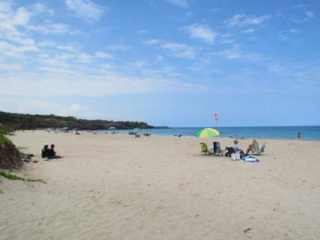Hapuna beach en Big Island, Hawaii Hapuna beach en Big Island, Hawaii