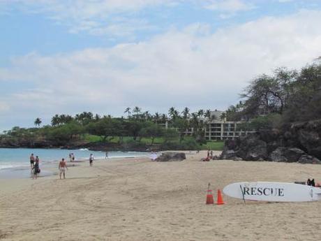 Hapuna beach en Big Island, Hawaii Hapuna beach en Big Island, Hawaii