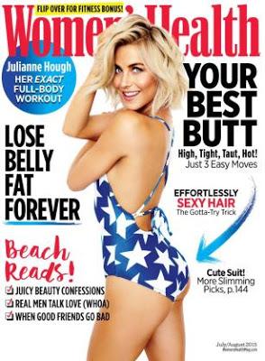 Julianne Hough en Women’s Health,  julio / agosto 2015