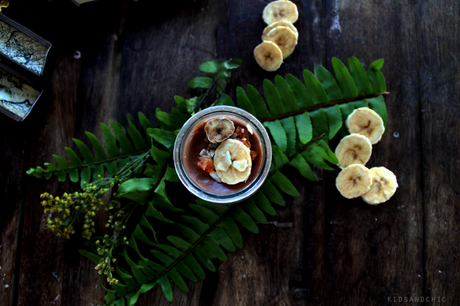 Pannacotta de plátano ,chocolate y avena → El libro de la selva #unagalletauncuento Pannacotta de plátano ,chocolate y avena → El libro de la selva #unagalletauncuento