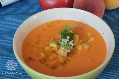 GAZPACHO DE MELOCOTÓN #ASALTABLOGS GAZPACHO DE MELOCOTÓN #ASALTABLOGS