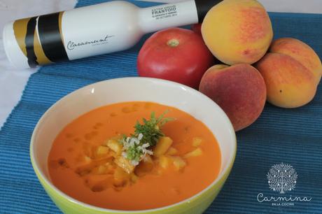 GAZPACHO DE MELOCOTÓN #ASALTABLOGS GAZPACHO DE MELOCOTÓN #ASALTABLOGS