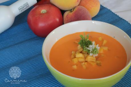 GAZPACHO DE MELOCOTÓN #ASALTABLOGS GAZPACHO DE MELOCOTÓN #ASALTABLOGS