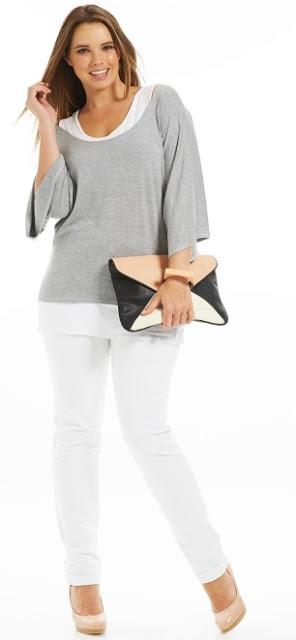 PANTALÓN BLANCO PARA RELLENITAS PANTALÓN BLANCO PARA RELLENITAS