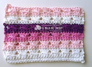 Punto Lazada a crochet Punto Lazada a crochet