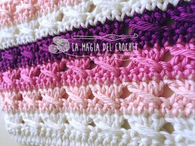Punto Lazada a crochet Punto Lazada a crochet
