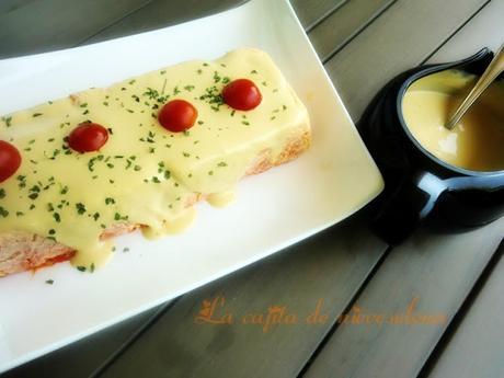 Pudding de bacalao con mayonesa de anchoas y atún Pudding de bacalao con mayonesa de anchoas y atún