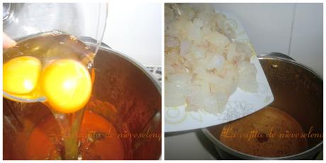 Pudding de bacalao con mayonesa de anchoas y atún Pudding de bacalao con mayonesa de anchoas y atún