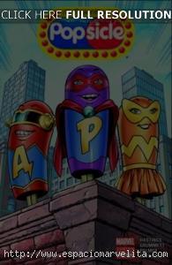 La compañía de helados Popsicle anuncia su propio cómic de Marvel Cómic Marvel de Popsicle