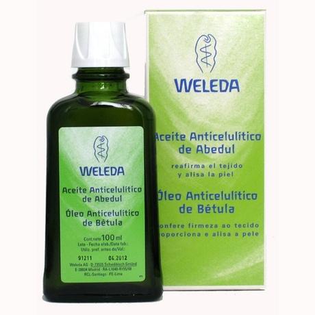 Aceite anticelulitico de abedul Weleda aceite weleda anticelulitico